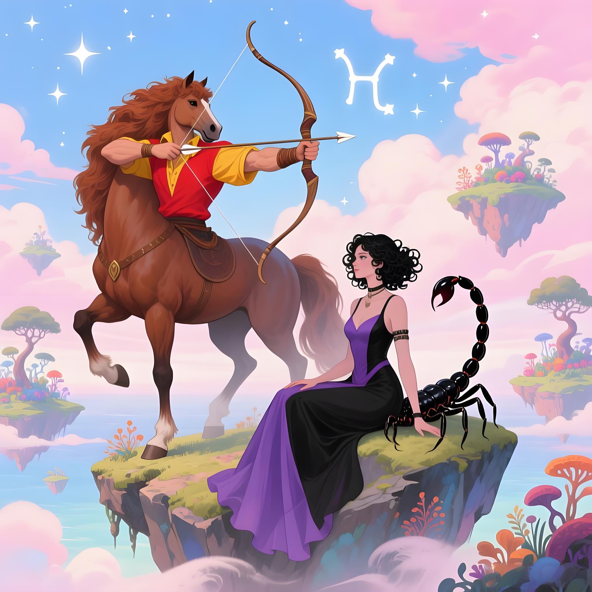 Sagittarius and Scorpio